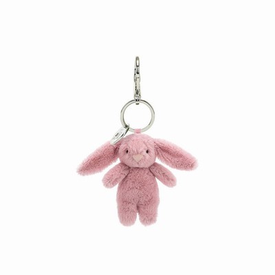 Jellycat Bashful Bunny Tulip Bag Charm Australia | 659703LBJ